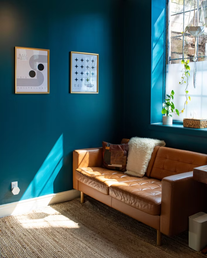 Couples therapy room